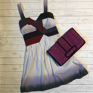 Urban Outfitters Lux ombré dip dye party dress